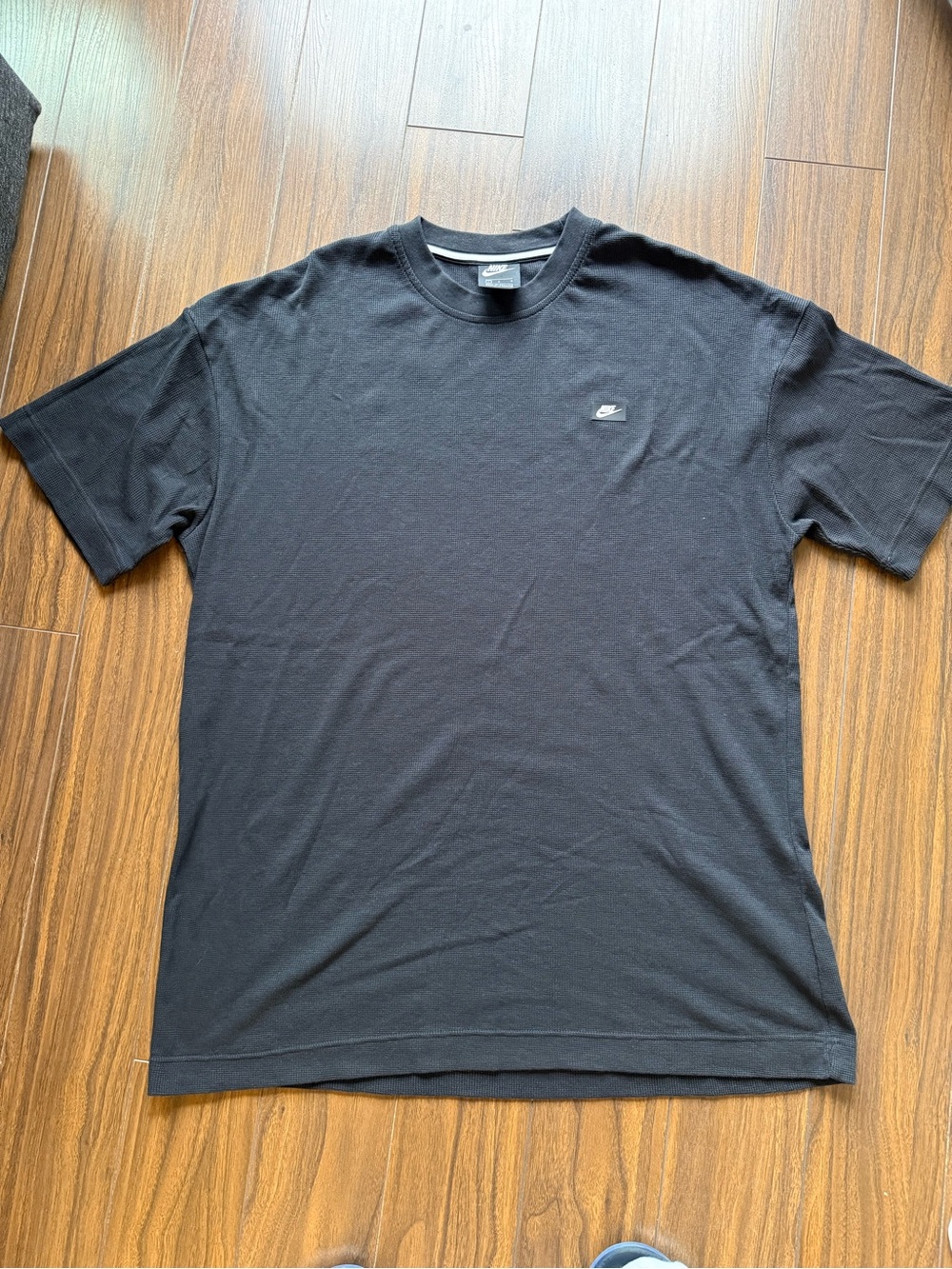 Nike Black Short Sleeve Crew with Small Chest Logo